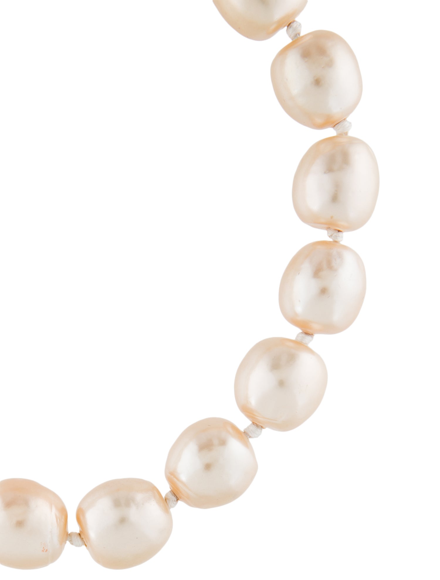 Karl Lagerfeld Faux Pearl Collar Necklace