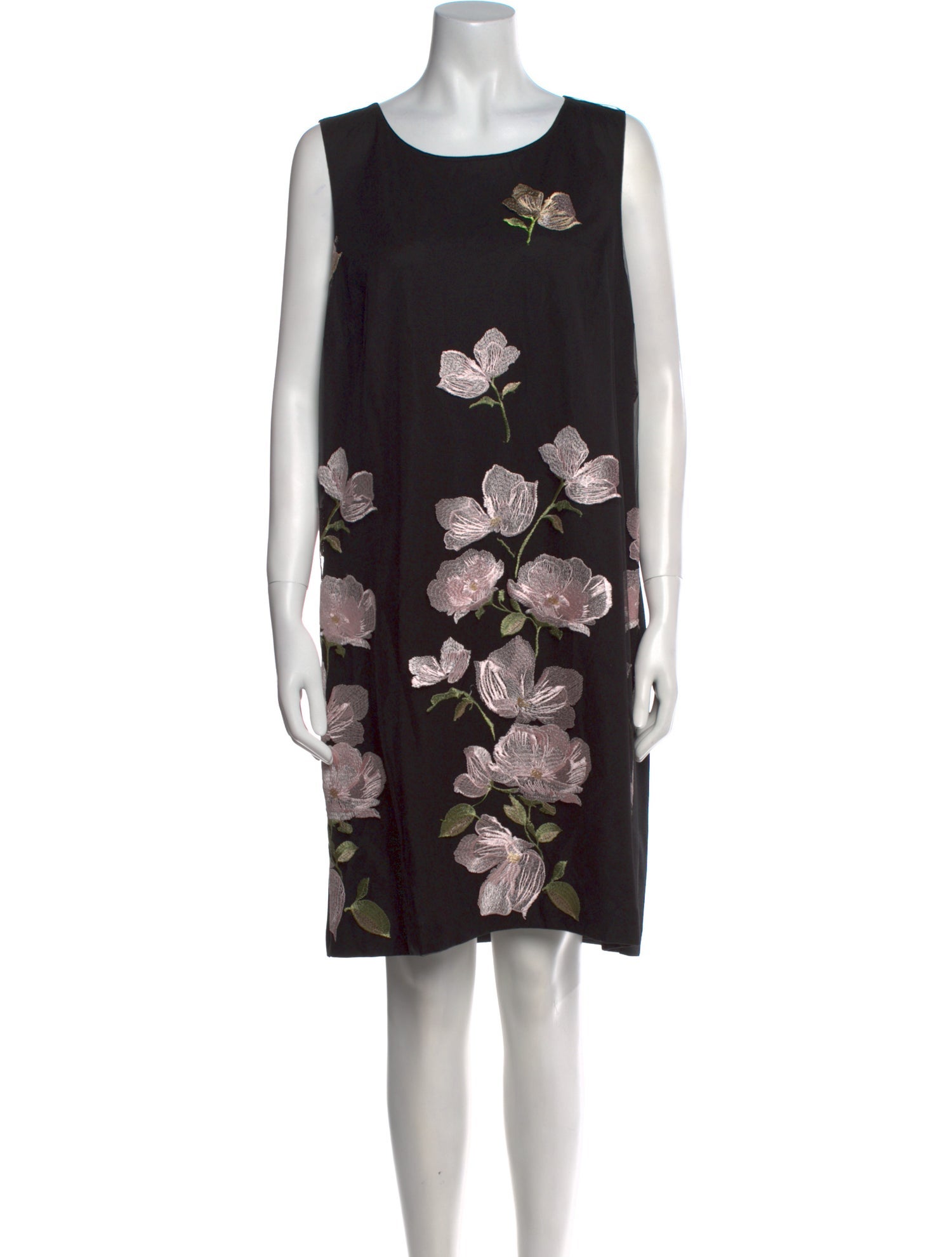 Karl Lagerfeld Floral Print Knee-Length Dress