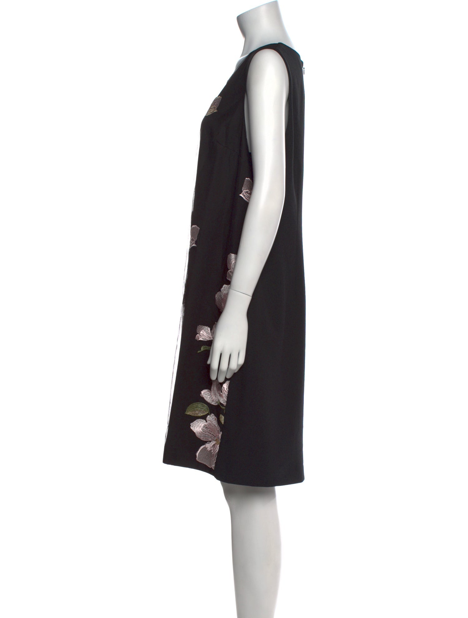 Karl Lagerfeld Floral Print Knee-Length Dress