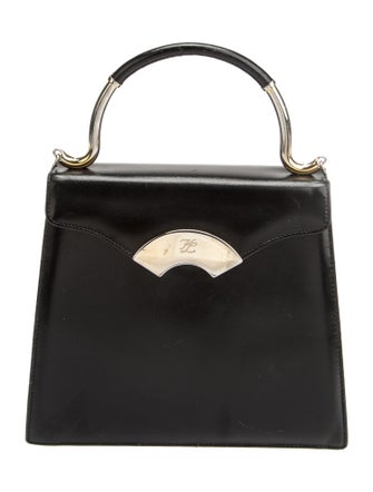 Karl Lagerfeld Leather Top Handle Bag