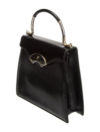 Karl Lagerfeld Leather Top Handle Bag