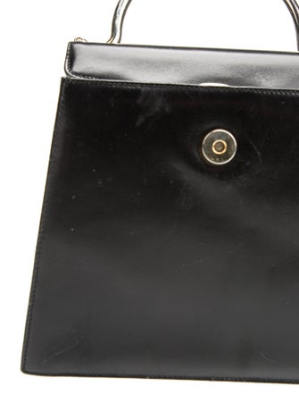 Karl Lagerfeld Leather Top Handle Bag