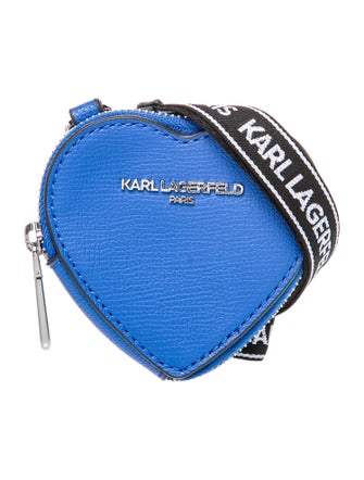 Karl Lagerfeld Leather Heart Lanyard