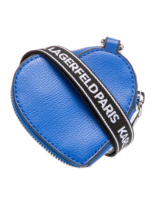 Karl Lagerfeld Leather Heart Lanyard