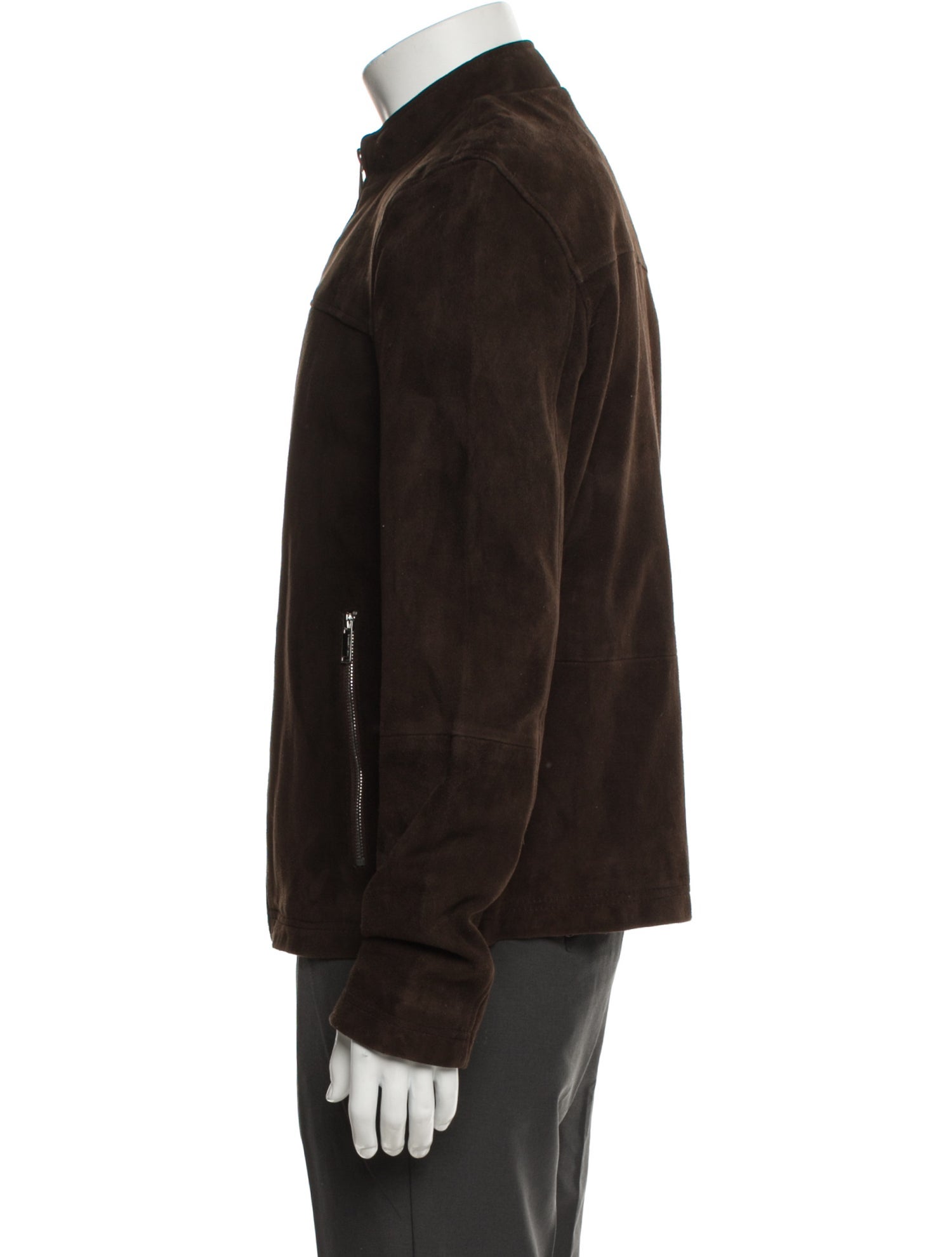 Karl Lagerfeld Leather Moto Jacket