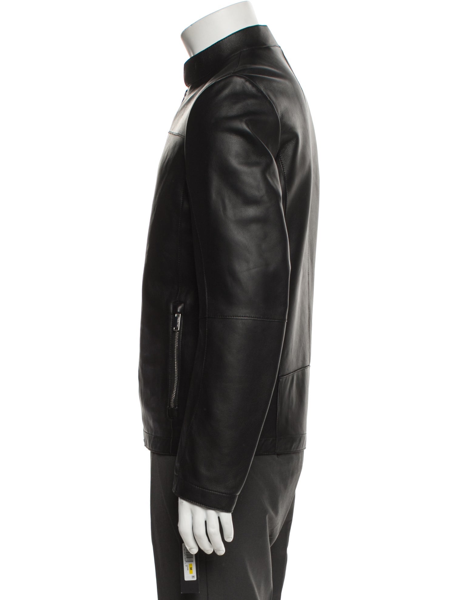 Karl Lagerfeld Leather Moto Jacket