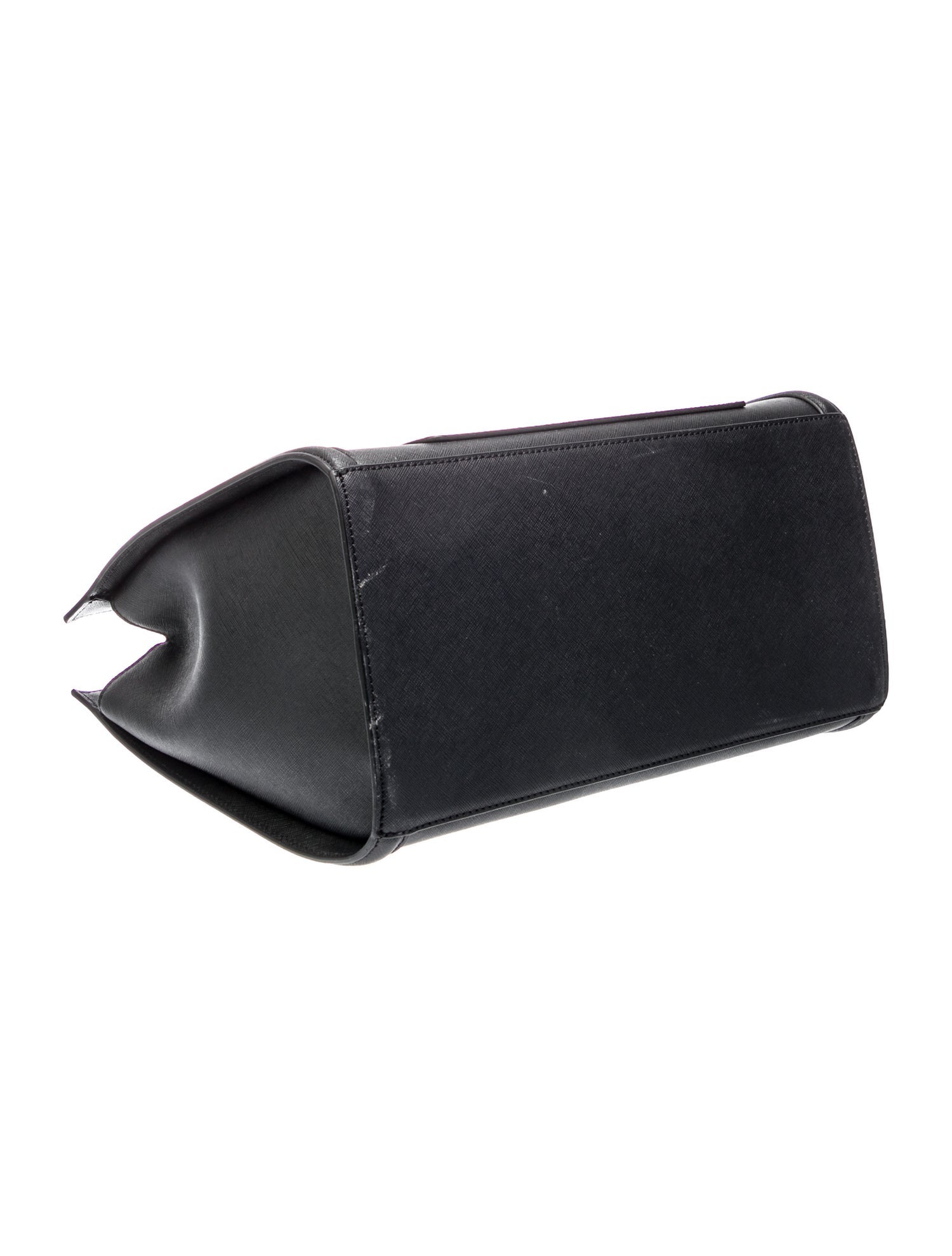 Karl Lagerfeld Saffiano Leather Top Handle Bag