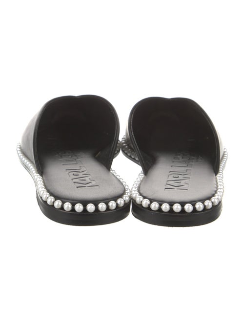 Karl Lagerfeld Leather Mules
