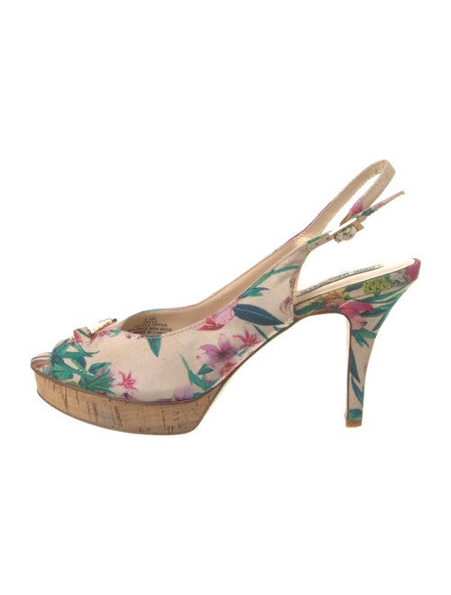 Karl Lagerfeld Printed Slingback Pumps