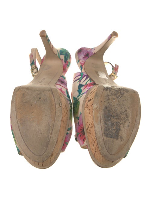 Karl Lagerfeld Printed Slingback Pumps