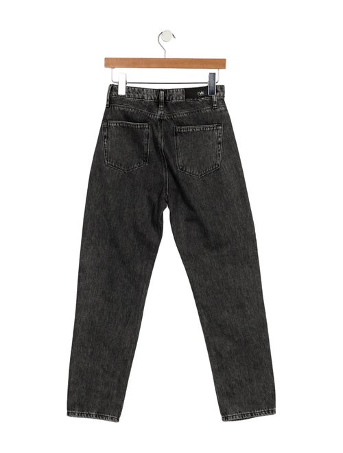 Karl Lagerfeld High-Rise Straight Leg Jeans