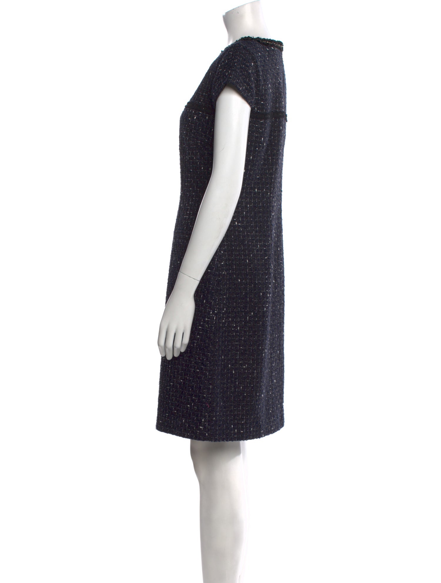 Karl Lagerfeld Crew Neck Mini Dress