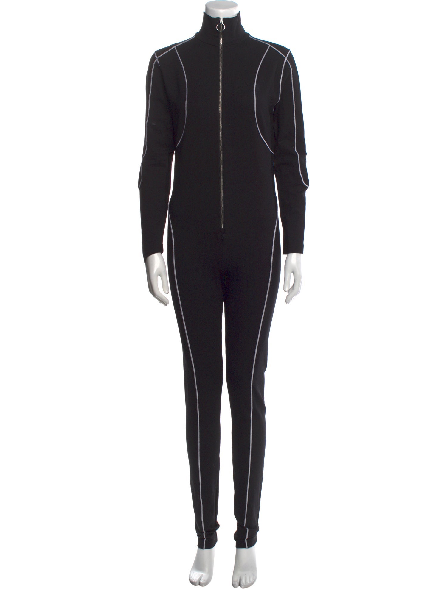Karl Lagerfeld Mock Neck Jumpsuit