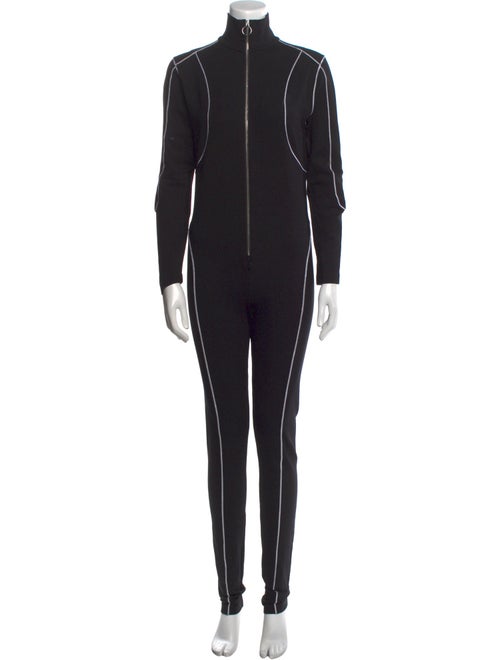 Karl Lagerfeld Mock Neck Jumpsuit