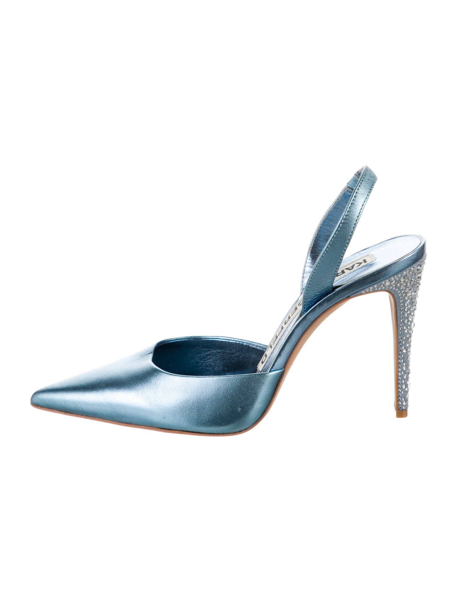 Karl Lagerfeld Satin Slingback Pumps