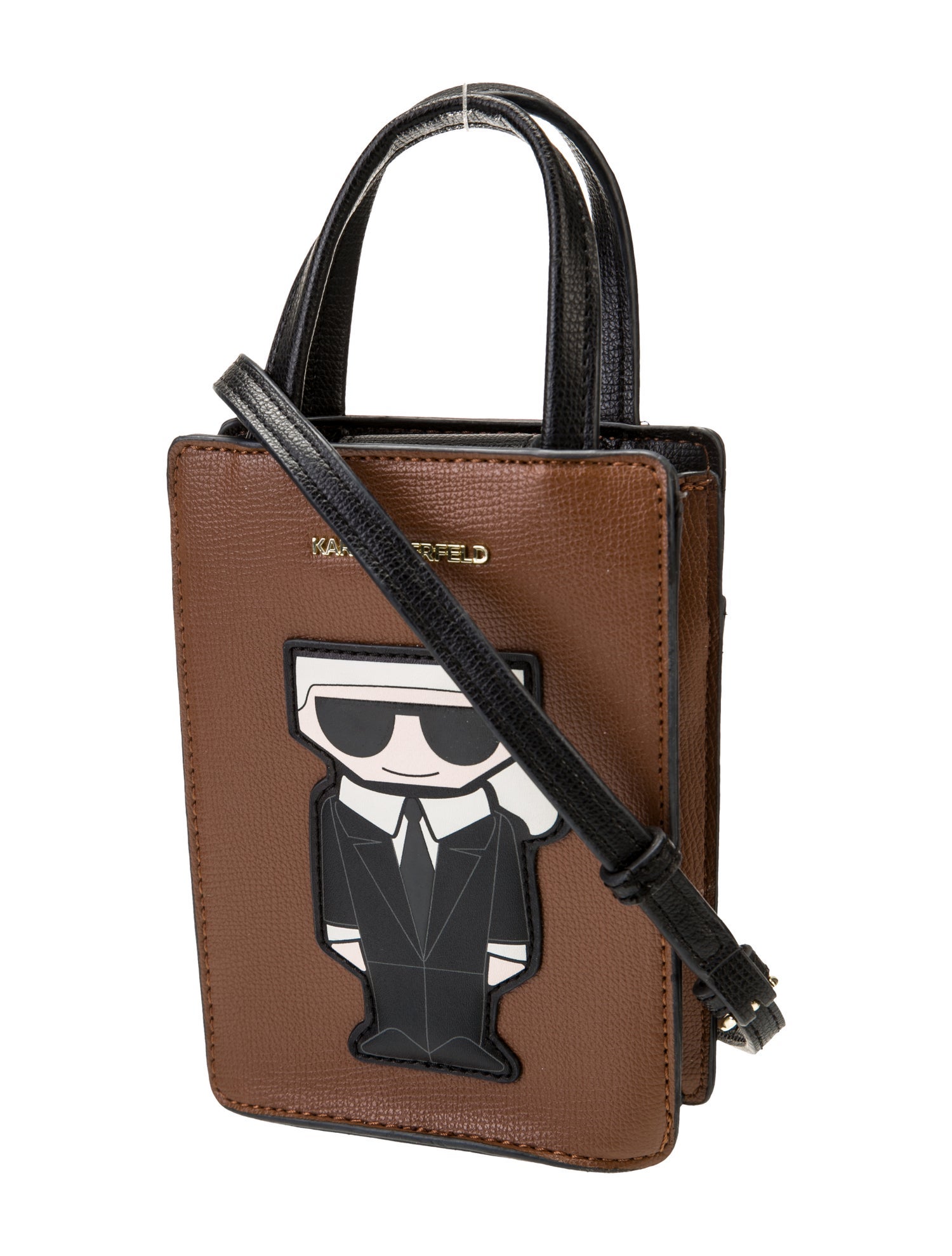 Karl Lagerfeld Vegan Leather Bucket Bag