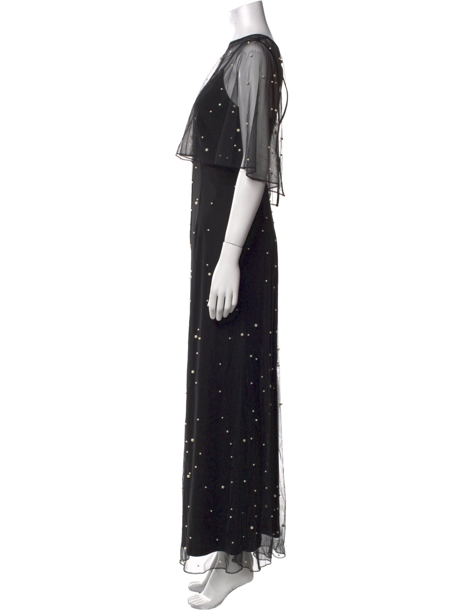 Karl Lagerfeld Crew Neck Long Dress