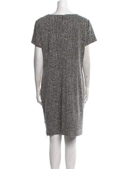Karl Lagerfeld Tweed Pattern Knee-Length Dress