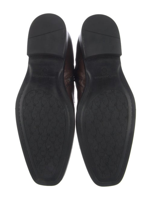 Karl Lagerfeld Leather Lace-Up Boots