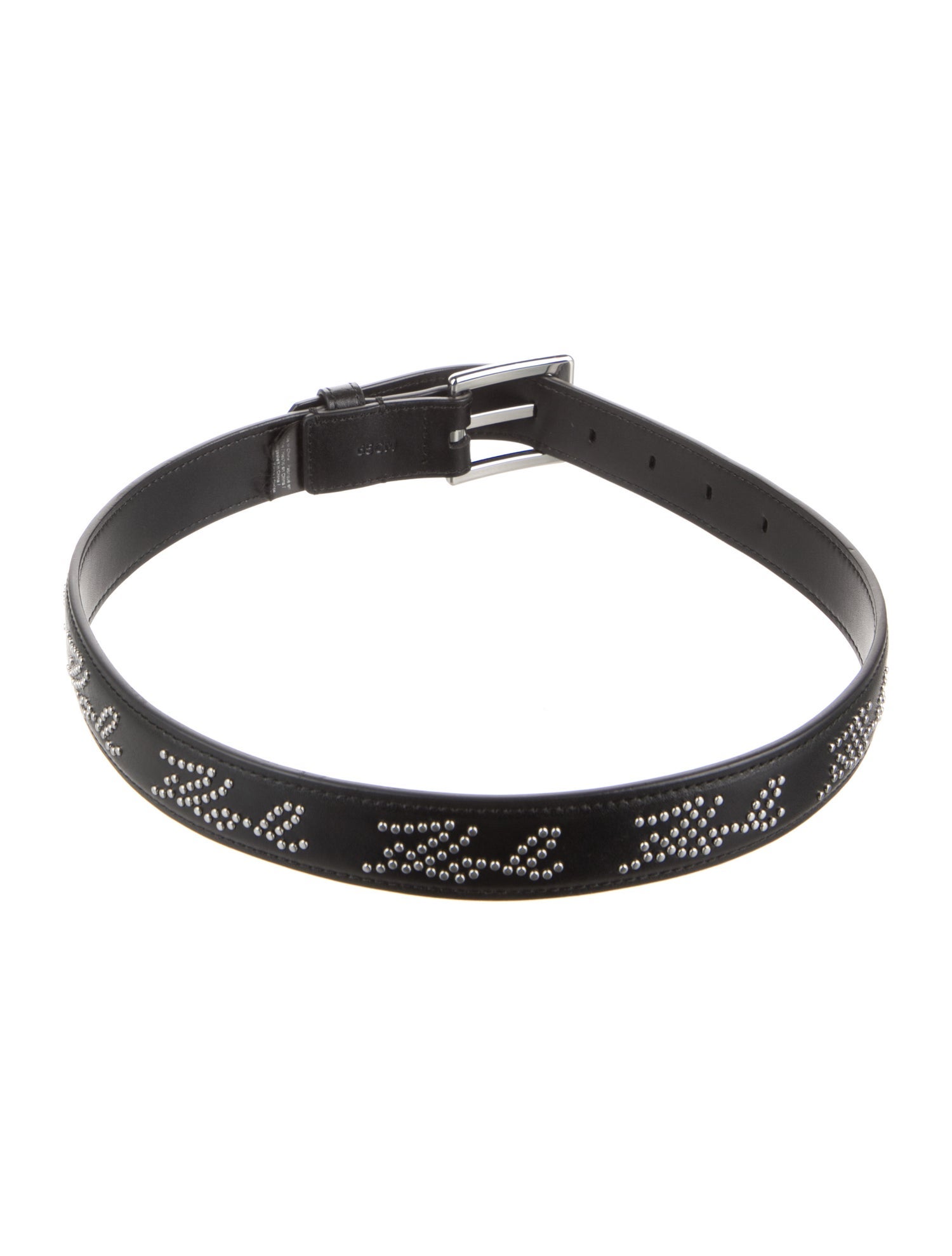 Karl Lagerfeld Skinny Leather Waist Belt