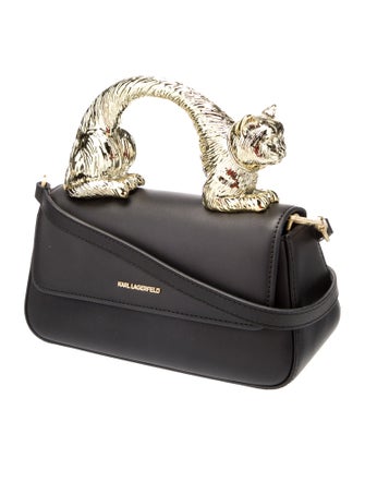 Karl Lagerfeld Leather Shoulder Bag