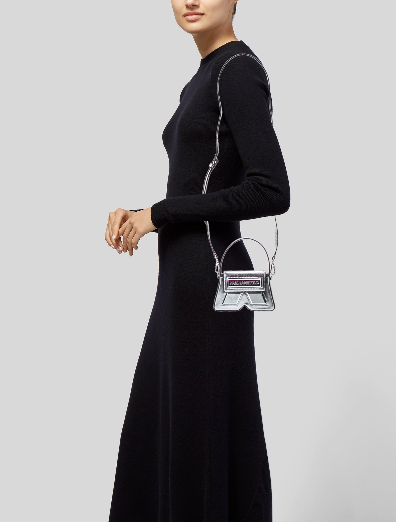 Karl Lagerfeld Leather Shoulder Bag