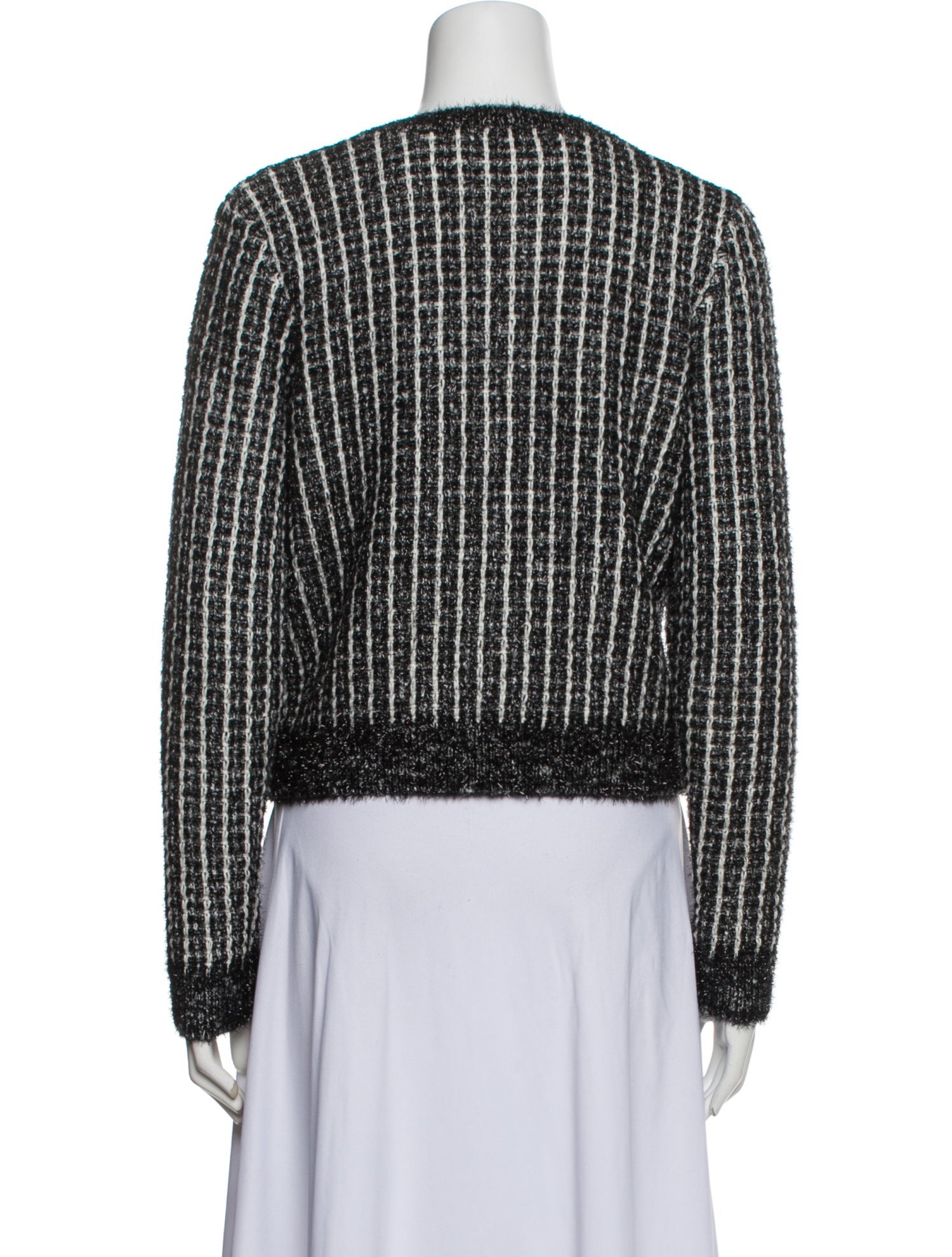 Karl Lagerfeld Tweed Pattern Evening Jacket