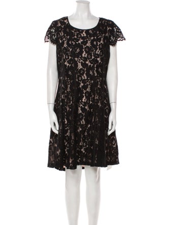 Karl Lagerfeld Lace Pattern Knee-Length Dress