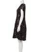 Karl Lagerfeld Lace Pattern Knee-Length Dress
