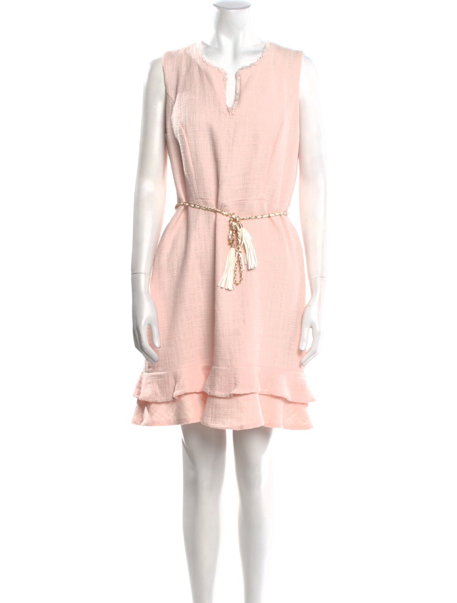 Karl Lagerfeld V-Neck Mini Dress