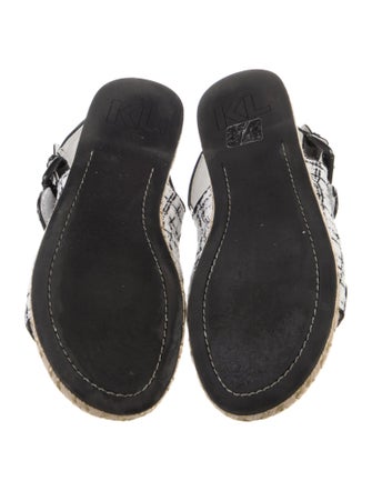 Karl Lagerfeld Printed Espadrilles