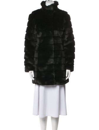 Karl Lagerfeld Faux Fur Faux Fur Coat
