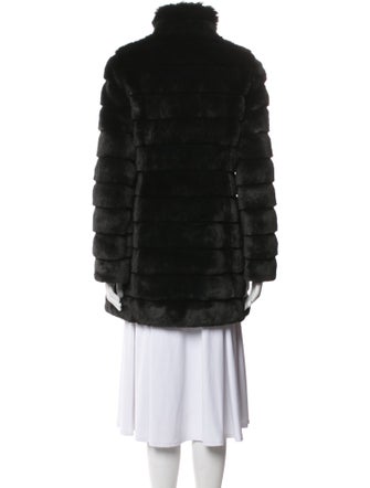 Karl Lagerfeld Faux Fur Faux Fur Coat