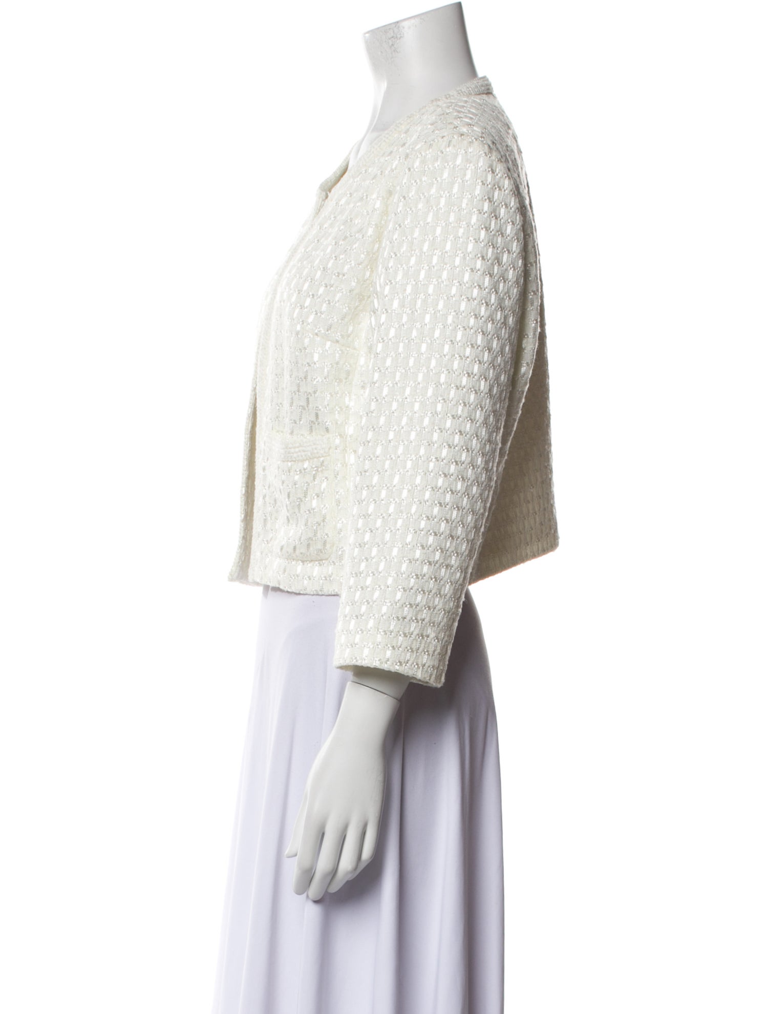 Karl Lagerfeld Tweed Pattern Jacket