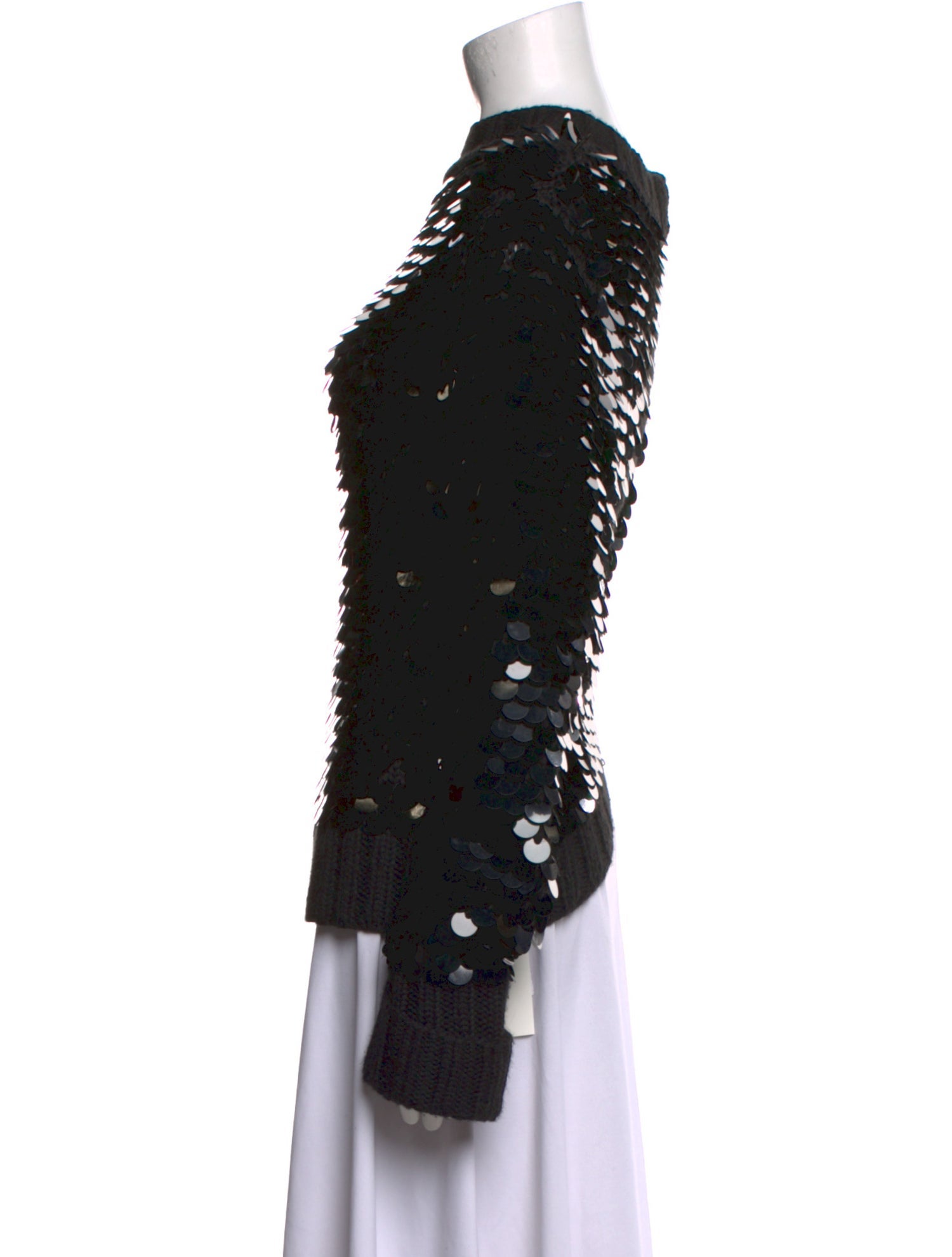 Karl Lagerfeld Wool Mock Neck Sweater