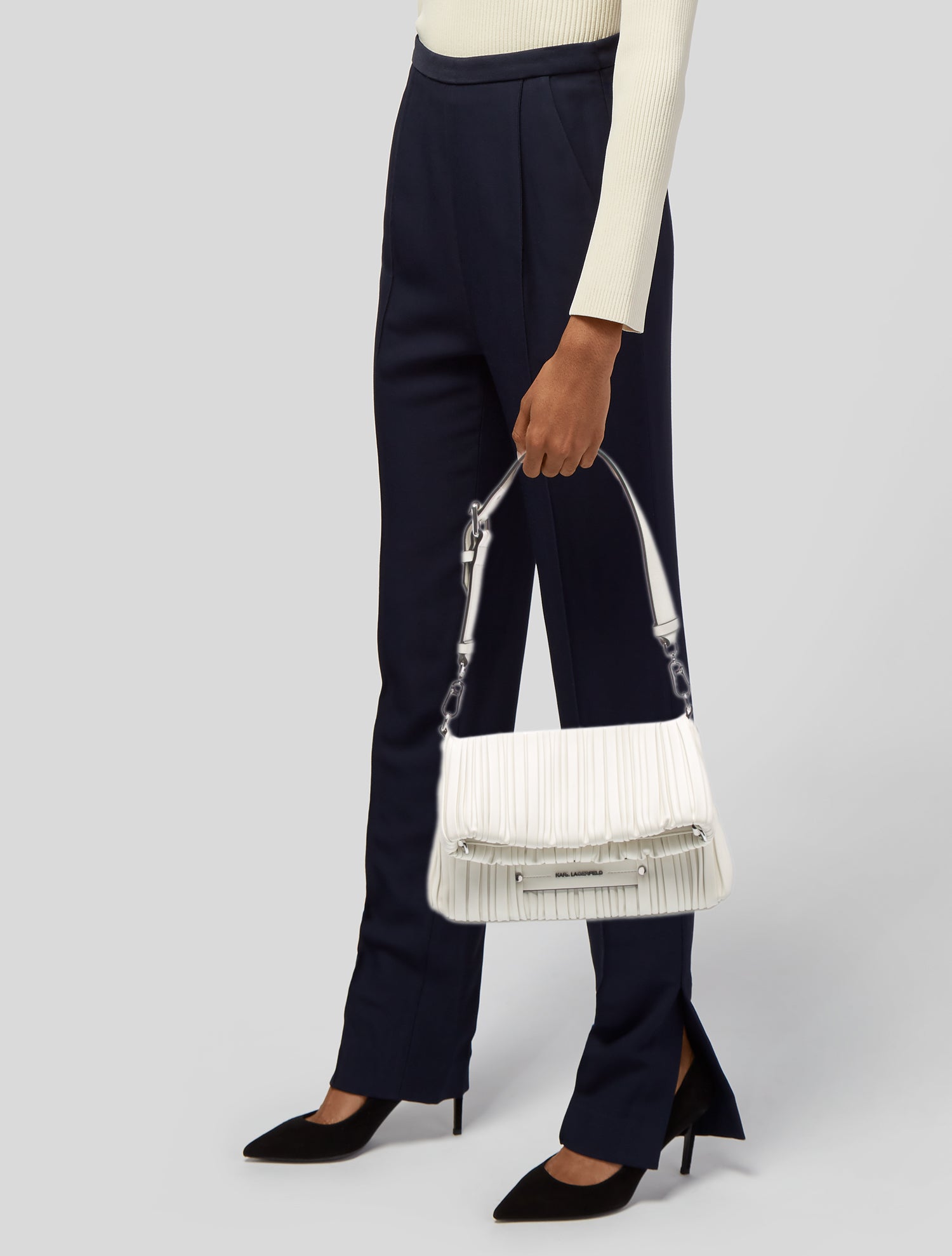 Karl Lagerfeld Leather Shoulder Bag