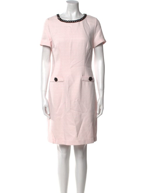 Karl Lagerfeld Scoop Neck Mini Dress