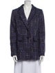 Karl Lagerfeld Plaid Print Blazer