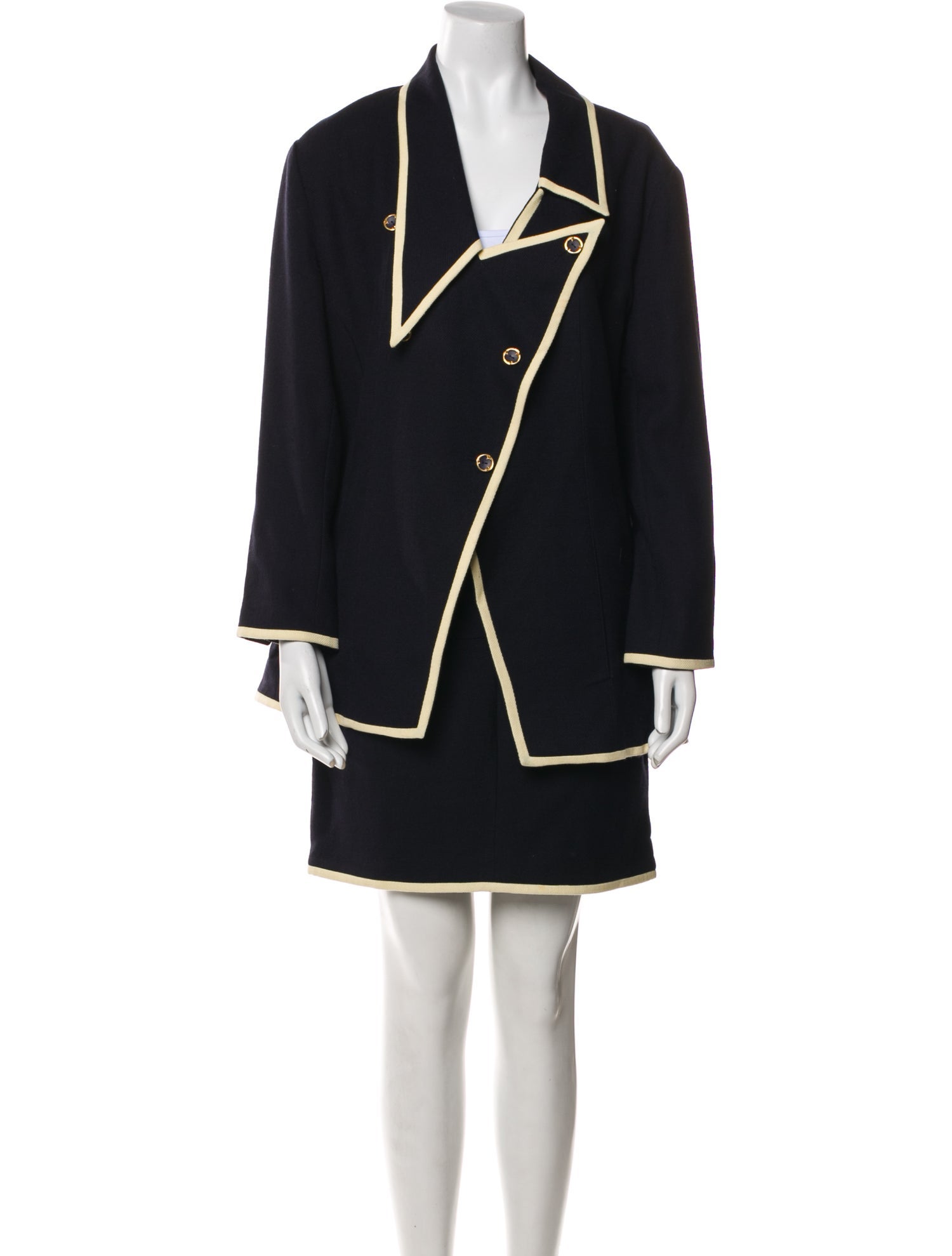 Karl Lagerfeld Vintage Late 1980's - Early 1990's Skirt Suit