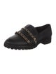 Karl Lagerfeld Leather Chain-Link Accents Loafers