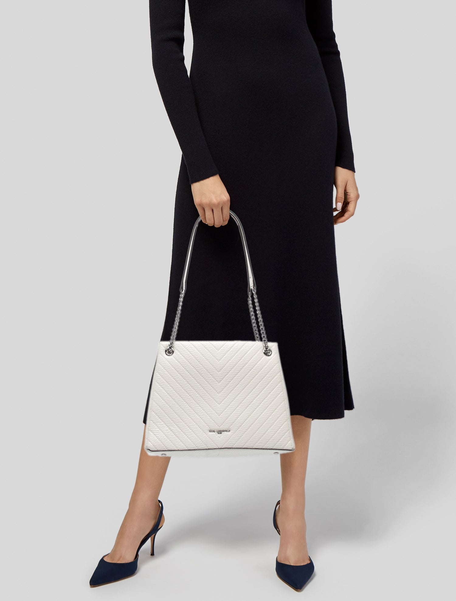 Karl Lagerfeld Leather Shoulder Bag