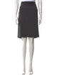Karl Lagerfeld Pleated Accents Knee-Length Skirt