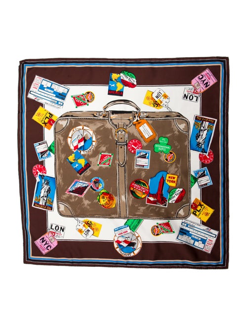 Karl Lagerfeld Silk Printed Scarf