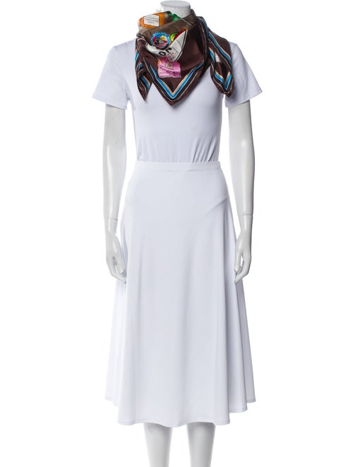 Karl Lagerfeld Silk Printed Scarf