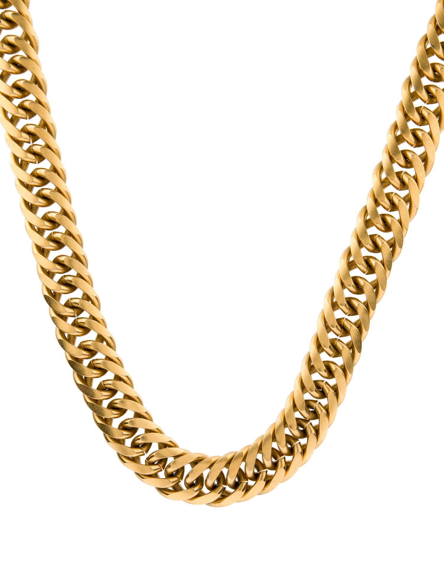 Karl Lagerfeld Vintage Curb Link Chain Necklace