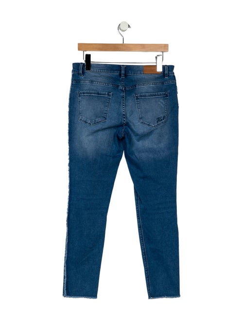 Karl Lagerfeld Mid-Rise Skinny Leg Jeans