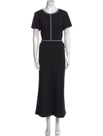 Karl Lagerfeld Scoop Neck Jumpsuit