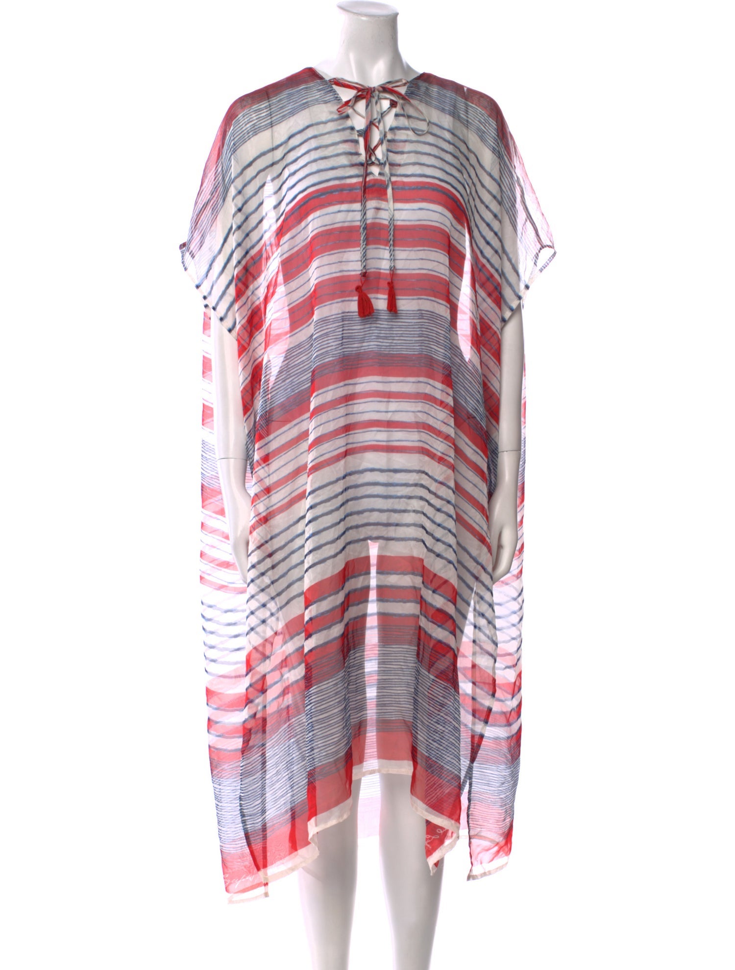 Karl Lagerfeld Striped Cover-Up