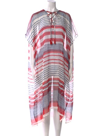 Karl Lagerfeld Striped Cover-Up