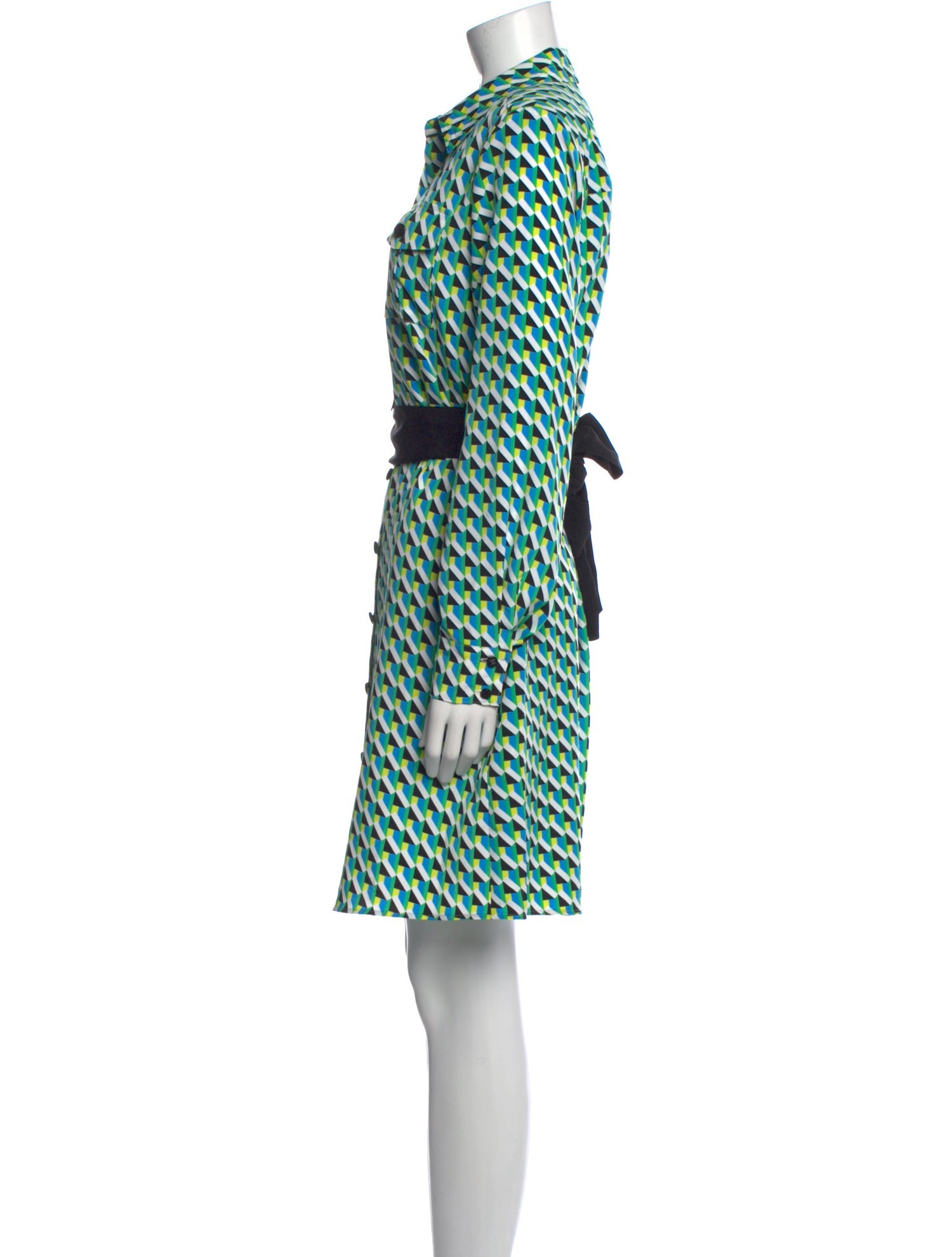 Karl Lagerfeld Printed Knee-Length Dress